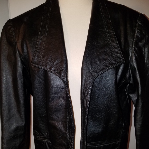 Jordache Black Leather - Picture 4 of 5